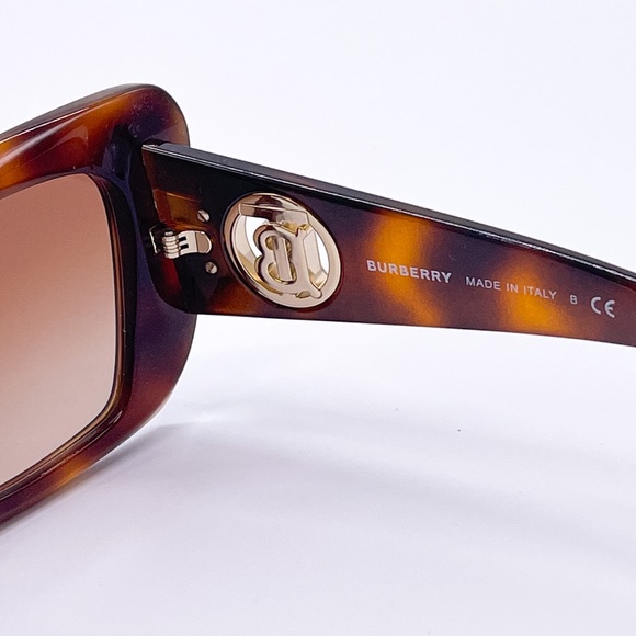 NEW BURBERRY DAISY BE4344 WOMEN HAVANA BROWN CAT EYE SUNGLASSES BE4344F 331613 - Picture 13 of 14